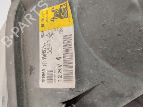 Right headlight NISSAN QASHQAI I (J10, NJ10)  | BP29639359C29 