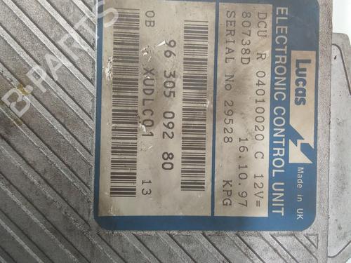 Engine control unit (ECU) CITROËN XANTIA (X1_, X2_) 2.1 Turbo D 12V | BP8874066M57 