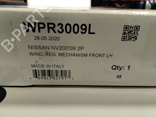 Front left window mechanism NISSAN NV200 / EVALIA Bus  | BP25714748C22 