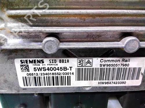 Engine control unit (ECU) PEUGEOT 307 CC (3B)  | BP9432533M57 