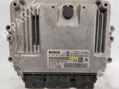 Used Engine control unit (ECU) CITROËN C3 Picasso (SH_) 1.6 HDi 110 (112 hp) 24650598