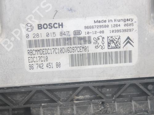 Engine control unit (ECU) CITROËN C3 Picasso (SH_) 1.6 HDI 90 | BP16957738M57 