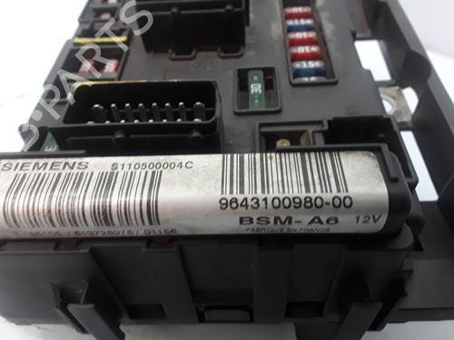 Fuse box CITROËN C5 I (DC_) 2.2 HDi (DC4HXB, DC4HXE) | BP9503021E1 