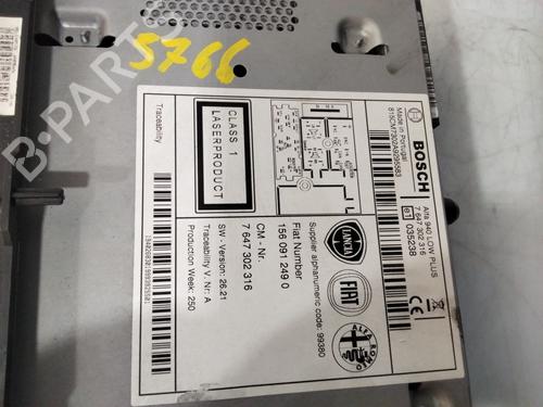 Radio ALFA ROMEO GIULIETTA (940_) 1.4 TB (940FXA1A, 940FXT1A) | BP20488213E6 