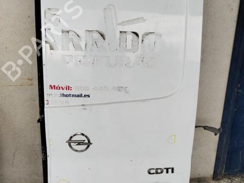 Used Right rear door OPEL VIVARO B Van (X82) 1.6 CDTI (05) (125 hp) 21376784