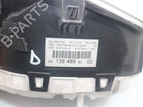 Instrument cluster PEUGEOT 208 I (CA_, CC_) 1.6 BlueHDi 100 | BP17443146C47 