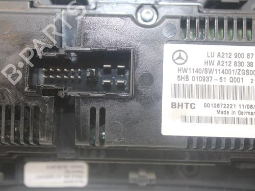 Climate control MERCEDES-BENZ E-CLASS (W212) E 350 CDI (212.023) | BP16932376I5 
