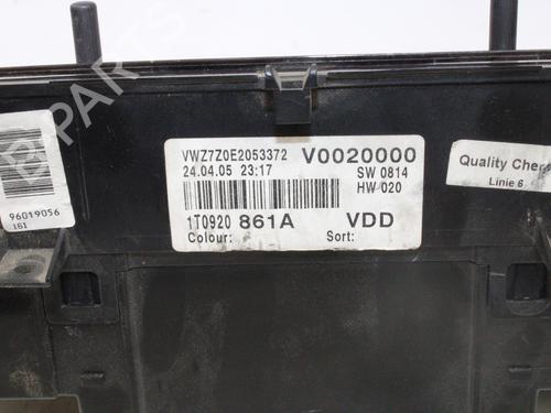 Instrument cluster VW GOLF V (1K1)  | BP13716661C47