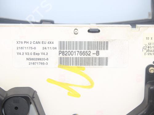 Instrument cluster RENAULT KANGOO (KC0/1_) 1.9 dCi 4x4 (KC0V) | BP16744230C47 