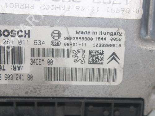 Computer motormanagement PEUGEOT 307 Break (3E) 1.6 HDi 110 | BP16581537M57 