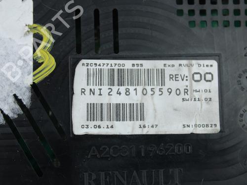 Cockpit RENAULT MEGANE III Hatchback (BZ0/1_, B3_) 1.5 dCi (BZ1G, BZ1W, BZ0R) | BP11676502C47 