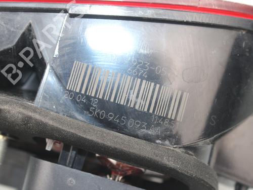 Left tailgate light VW GOLF VI (5K1)  | BP16333723C79 