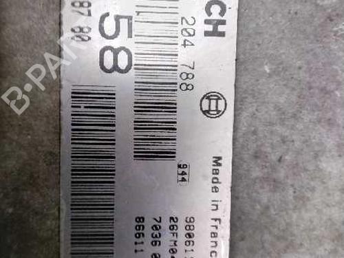 Engine control unit (ECU) CITROËN SAXO (S0, S1) 1.1 X, SX | BP8578728M57 