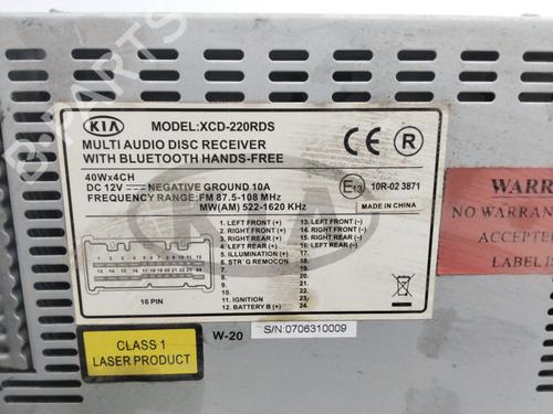 Radio KIA CARENS III MPV (UN) 2.0 CRDi 140 | BP21662105E6 