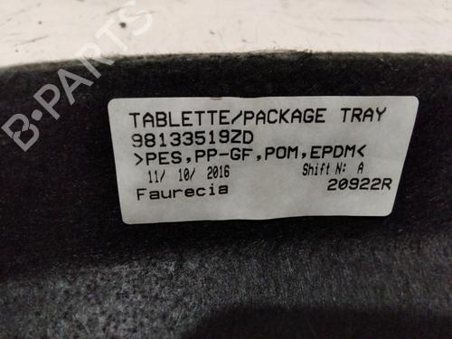 Rear parcel shelf CITROËN C3 II (SC_)  | BP29440712C85 