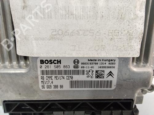 Engine control unit (ECU) PEUGEOT 5008 (0U_, 0E_) 1.6 16V | BP25717355M57 
