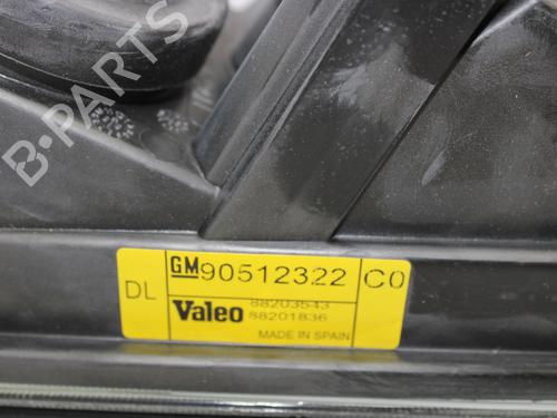 Left headlight OPEL VECTRA B (J96)  | BP12307593C28 
