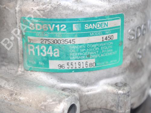AC compressor CITROËN C3 I (FC_, FN_) 1.4 i Bivalent | BP16496108M34 