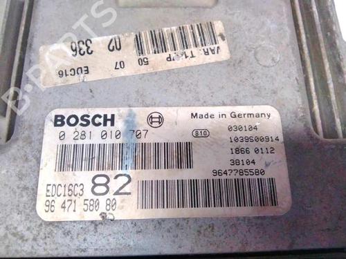 Engine control unit (ECU) PEUGEOT 206 Hatchback (2A/C) 1.4 HDi eco 70 | BP8575169M57 