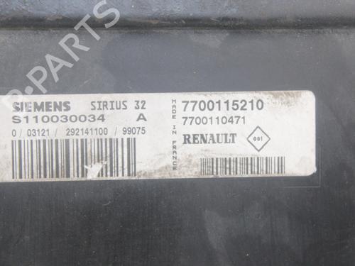 Engine control unit (ECU) RENAULT MEGANE I (BA0/1_) 1.6 16V (BA04, BA0B, BA11, BA1J, BA16, BA19, BA1K, BA1V,... | BP17125138M57 