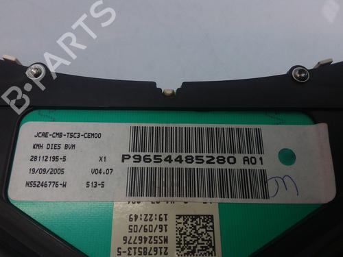 Instrument cluster PEUGEOT 307 Break (3E) 1.6 HDi 110 | BP9505935C47 