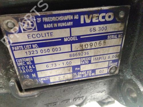 Gearbox IVECO DAILY III Van 35 S 11 V,35 C 11 V | BP26937294M3 