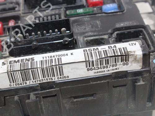 Fuse box CITROËN C3 II (SC_) 1.4 HDi 70 (SC8HZC, SC8HR0, SC8HP4) | BP13809930E1 