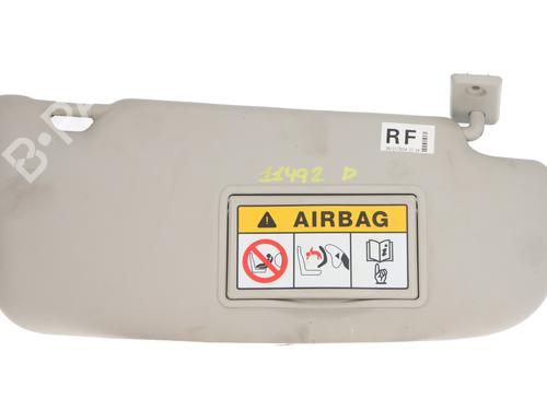 Højre solskærm Højre solskærm NISSAN QASHQAI II (J11, J11_) 1.5 dCi (110 hp) 34208416 34208416