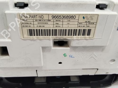 Instrument cluster CITROËN C5 III (RD_)  | BP26331754C47 