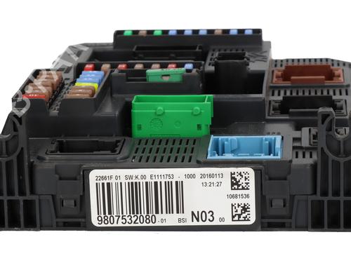 Fuse box PEUGEOT 2008 I (CU_) 1.2 THP 110 / PureTech 110 | BP29399178E1 