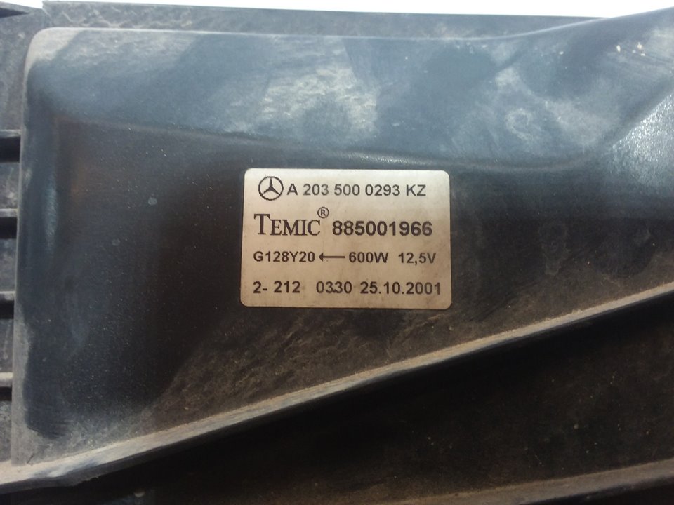 Radiator fan MERCEDESBENZ CCLASS (W203) C 180 Kompressor (203.046