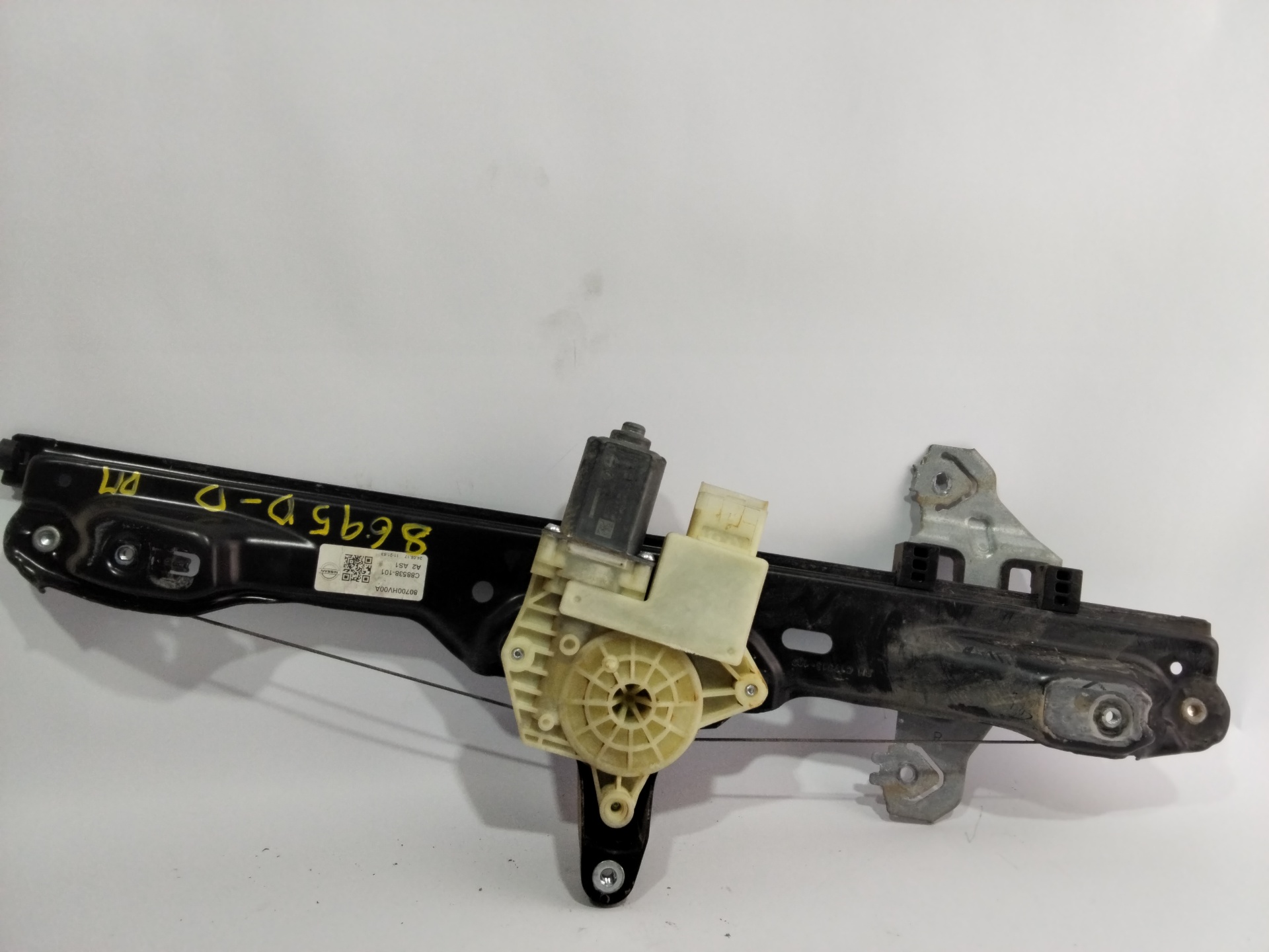 Raammechaniek rechts voor NISSAN QASHQAI II (J11, J11_) 24506884 | B-Parts