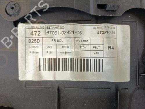 Front left panel TOYOTA COROLLA Saloon (_E21_) 1.8 VVTi Hybrid (ZWE211, MZEA12) | BP37792832C58 - Image 4