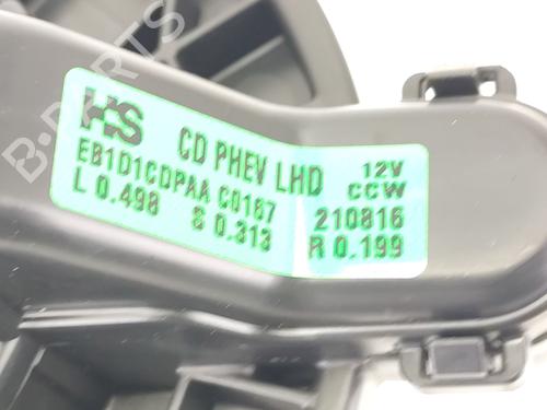 Heater blower motor KIA XCEED (CD) 1.4 T-GDI | BP29827210M62