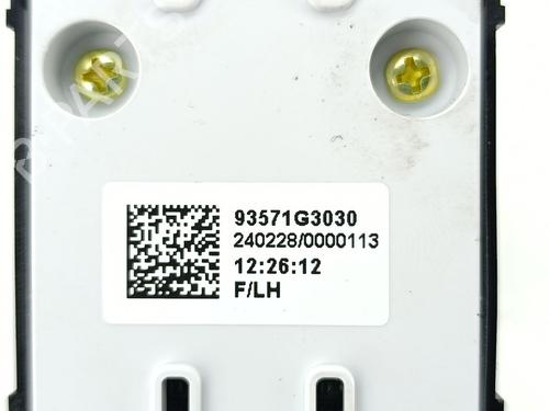 Left front window switch HYUNDAI i30 (PDE, PD, PDEN) 1.5 | BP36993199I27 - Image 5