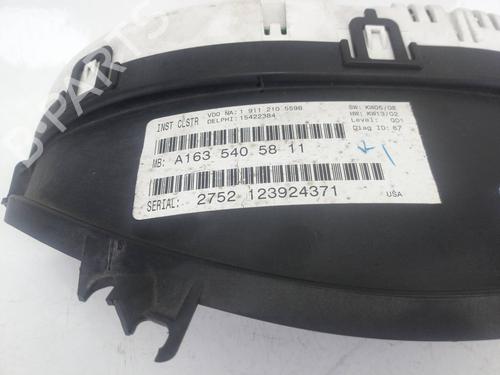 Instrument cluster MERCEDES-BENZ M-CLASS (W163)  | BP9367365C47 