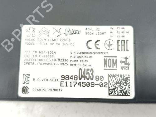 Electronic module CITROËN C4 III (BA_, BB_, BC_) 1.2 PureTech 130 (BAHNSA, BAHNSB) | BP40595637M83 - Image 2