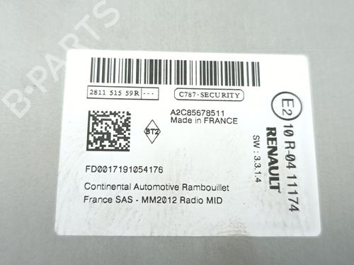 Radio RENAULT CAPTUR I (J5_, H5_) 0.9 TCe 90 | BP32474829E6