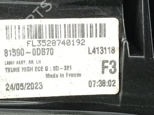 Left tailgate light TOYOTA YARIS CROSS (MXP_) 1.5 Hybrid (MXPJ10) | BP38753035C79 - Image 8
