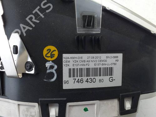 Instrument cluster PEUGEOT 208 I (CA_, CC_) 1.4 HDi | BP9148513C47 