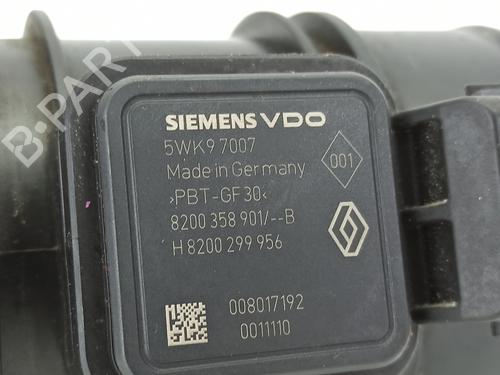 Mass air flow sensor RENAULT CLIO III (BR0/1, CR0/1)  | BP25875998M95 