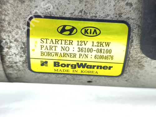 Starter HYUNDAI i20 III (BC3, BI3) 1.0 T-GDI | BP39506020M8 - Image 2