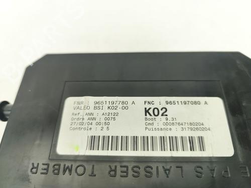 Fuse box PEUGEOT 307 (3A/C) 2.0 HDi 90 | BP25879150E1 