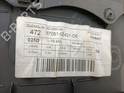 Front right panel TOYOTA COROLLA Saloon (_E21_) 1.8 VVTi Hybrid (ZWE211, MZEA12) | BP37792831C59 - Image 3