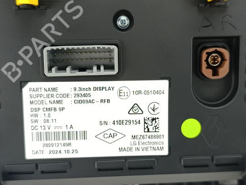 Display RENAULT CLIO V (B7_) 1.6 E-TECH 145 (B7MU) | BP39809097C48 - Image 4