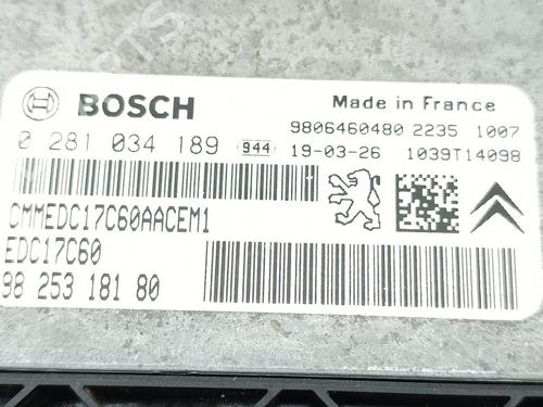 Engine control unit (ECU) CITROËN BERLINGO (ER_, EC_) 1.5 BlueHDi 75 | BP36993592M57 - Image 3