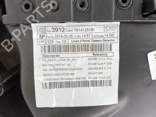 Rear right panel SEAT LEON (5F1) 1.5 TGi | BP30177683C61