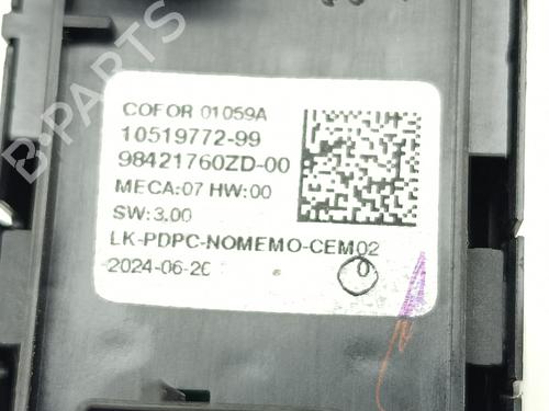 Left front window switch OPEL CORSA F (P2JO) 1.2 (68) | BP38484670I27 - Image 4