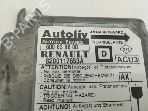 ECU airbags RENAULT MEGANE I Classic (LA0/1_) 1.9 D (LA0A, LA0U, LA0R) | BP16049378M53 
