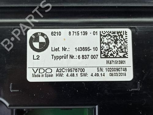 Instrument cluster BMW X1 (F48) sDrive 18 d | BP26558904C47 